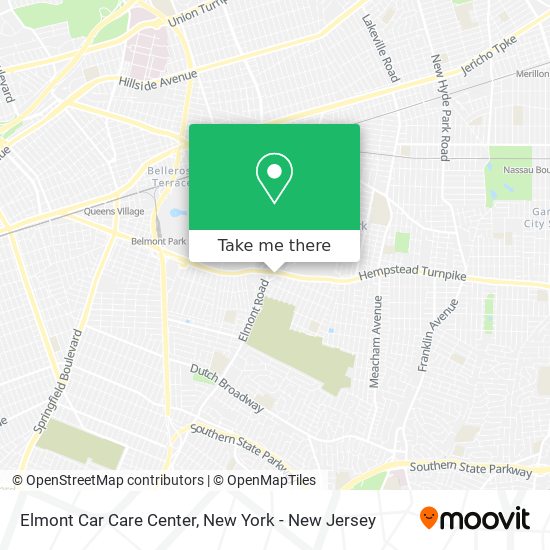 Elmont Car Care Center map