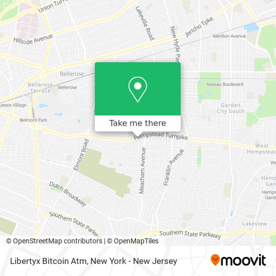 Mapa de Libertyx Bitcoin Atm