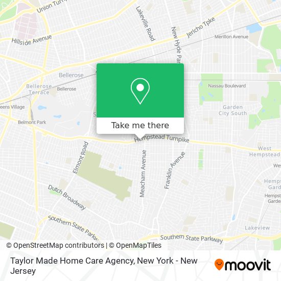 Mapa de Taylor Made Home Care Agency