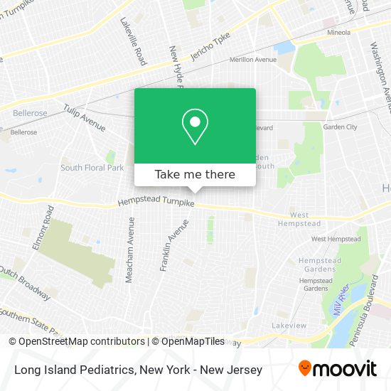 Mapa de Long Island Pediatrics
