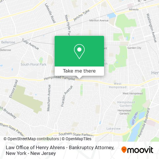 Mapa de Law Office of Henry Ahrens - Bankruptcy Attorney