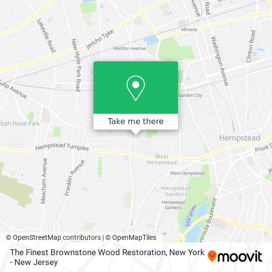 The Finest Brownstone Wood Restoration map