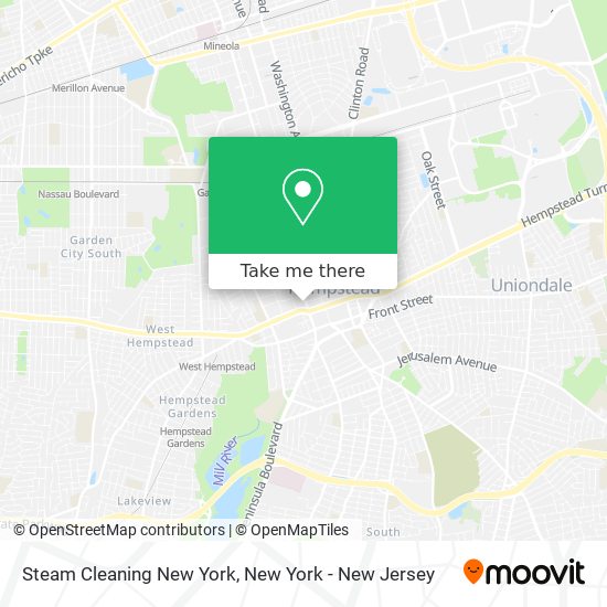 Mapa de Steam Cleaning New York