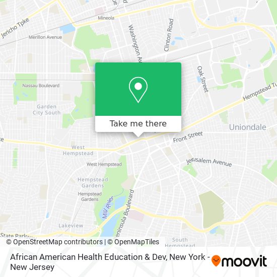 African American Health Education & Dev map