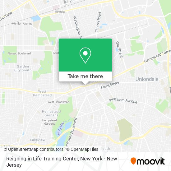 Reigning in Life Training Center map