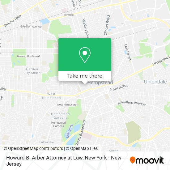 Howard B. Arber Attorney at Law map