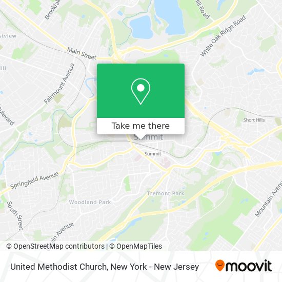 United Methodist Church map