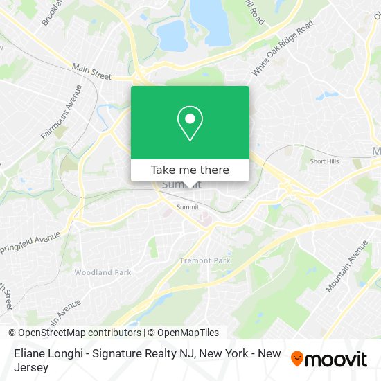 Mapa de Eliane Longhi - Signature Realty NJ