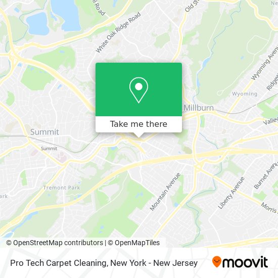 Pro Tech Carpet Cleaning map