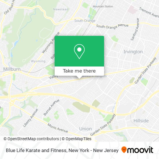 Blue Life Karate and Fitness map