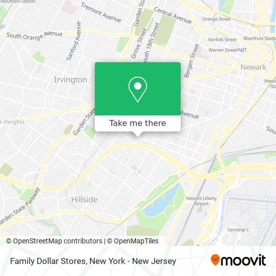 Family Dollar Stores map