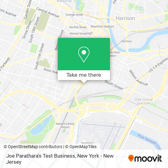 Joe Parathara's Test Business map
