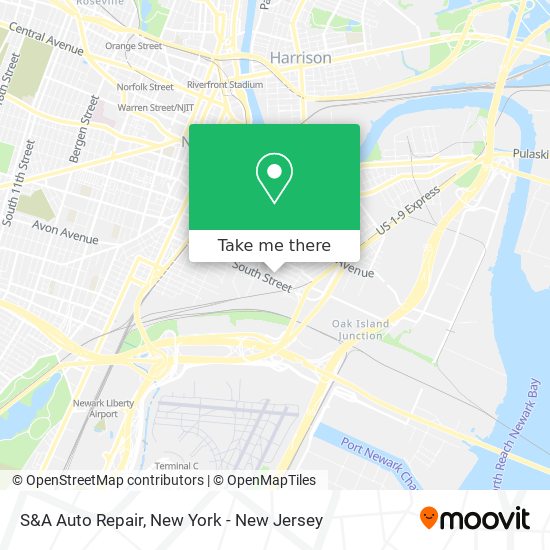 Mapa de S&A Auto Repair