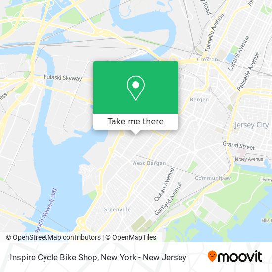 Mapa de Inspire Cycle Bike Shop