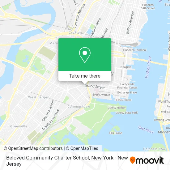 Beloved Community Charter School map