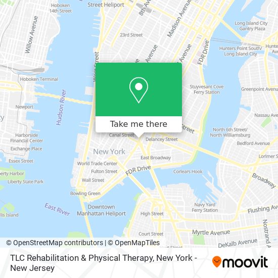 Mapa de TLC Rehabilitation & Physical Therapy