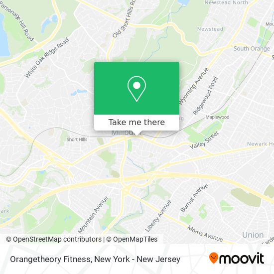 Orangetheory Fitness map