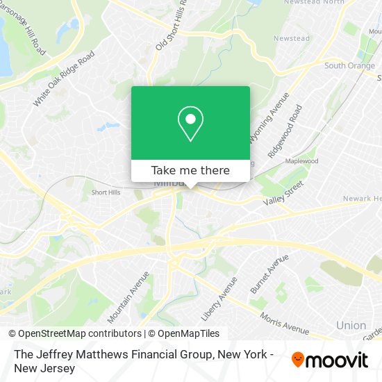 Mapa de The Jeffrey Matthews Financial Group
