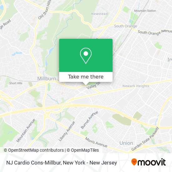 Mapa de NJ Cardio Cons-Millbur