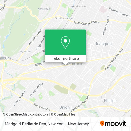Marigold Pediatric Den map