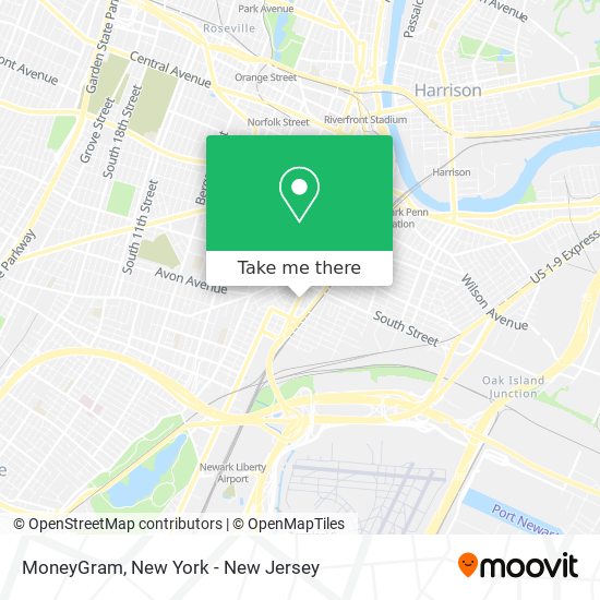 MoneyGram map