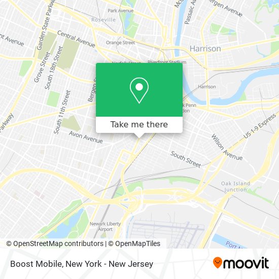 Boost Mobile map