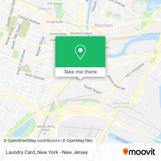 Mapa de Laundry Card