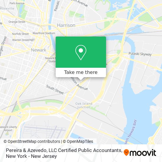 Mapa de Pereira & Azevedo, LLC Certified Public Accountants