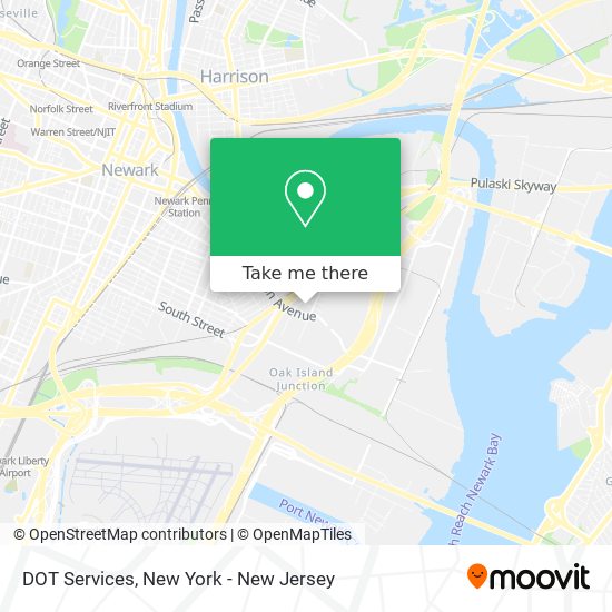 DOT Services map