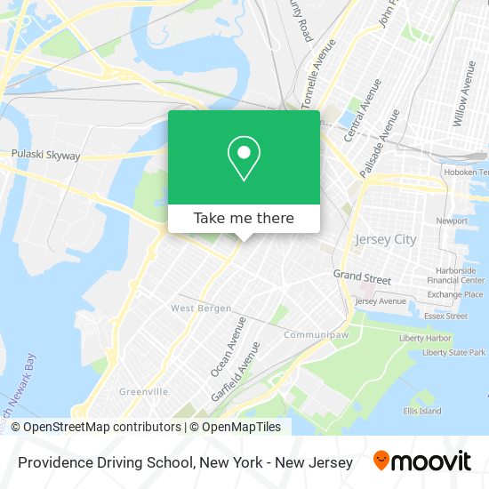 Mapa de Providence Driving School