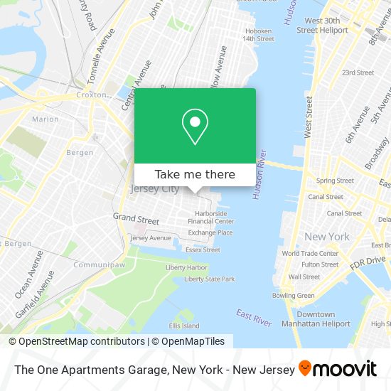 The One Apartments Garage map