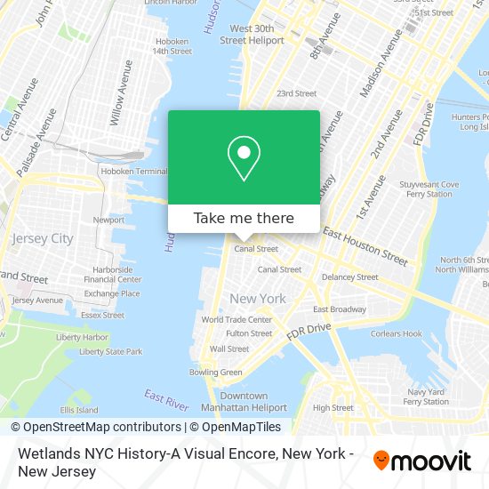 Wetlands NYC History-A Visual Encore map