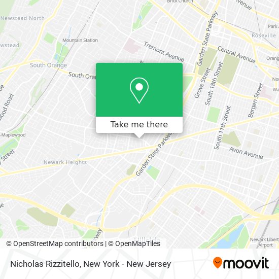 Nicholas Rizzitello map