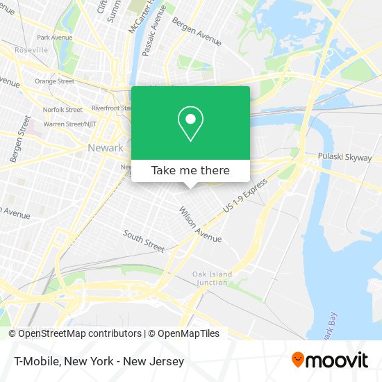 T-Mobile map