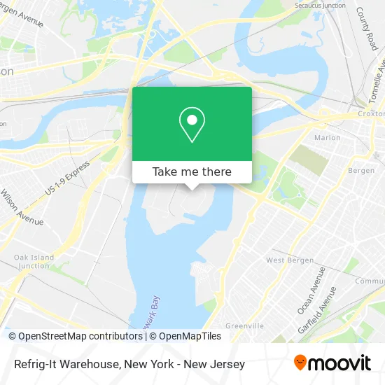 Refrig-It Warehouse map