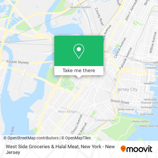 Mapa de West Side Groceries & Halal Meat