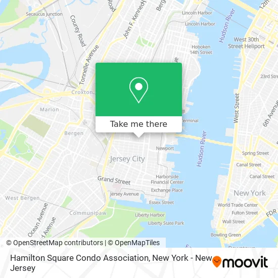 Hamilton Square Condo Association map