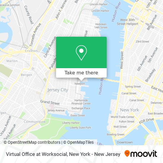 Virtual Office at Worksocial map