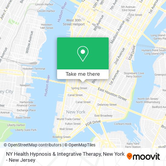 NY Health Hypnosis & Integrative Therapy map