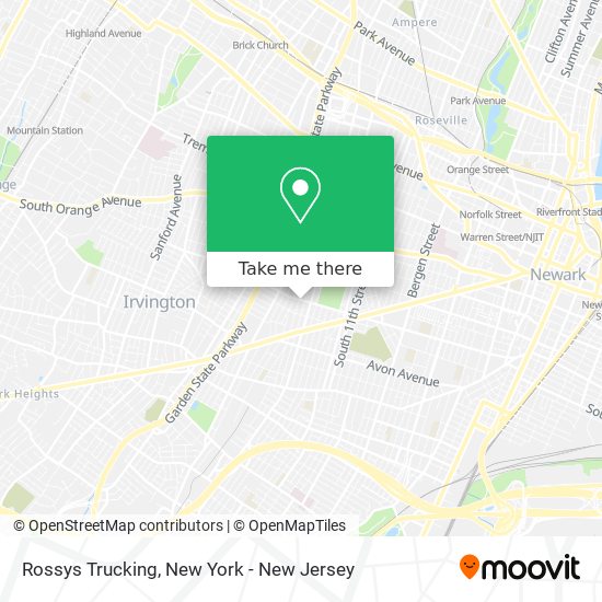 Rossys Trucking map