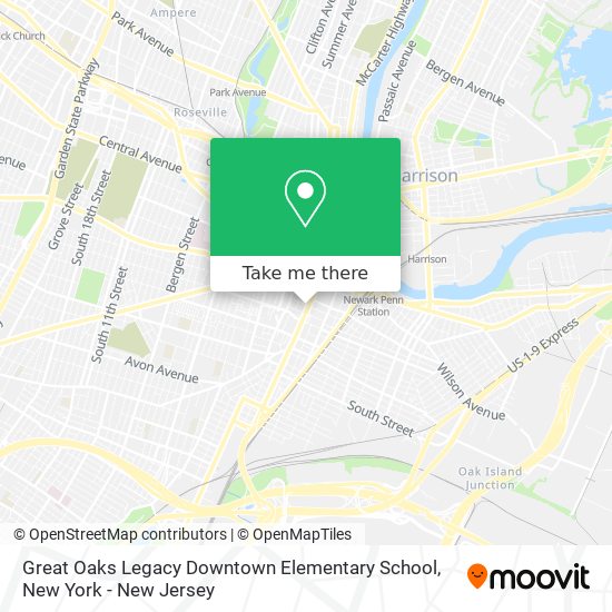 Great Oaks Legacy Downtown Elementary School map