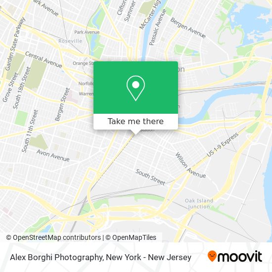 Alex Borghi Photography map