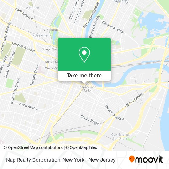 Nap Realty Corporation map