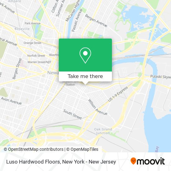 Luso Hardwood Floors map