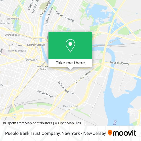 Mapa de Pueblo Bank Trust Company