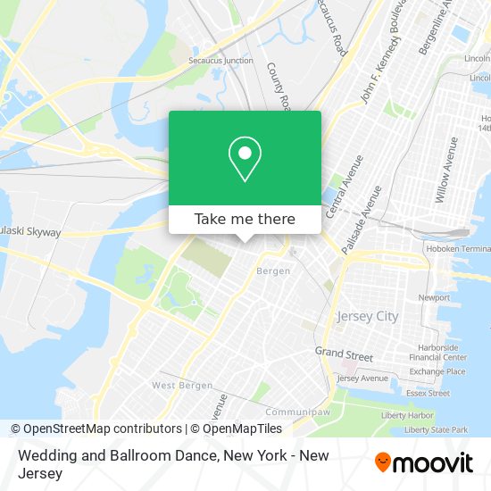 Wedding and Ballroom Dance map