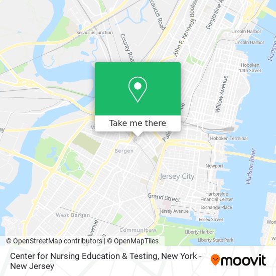 Center for Nursing Education & Testing map