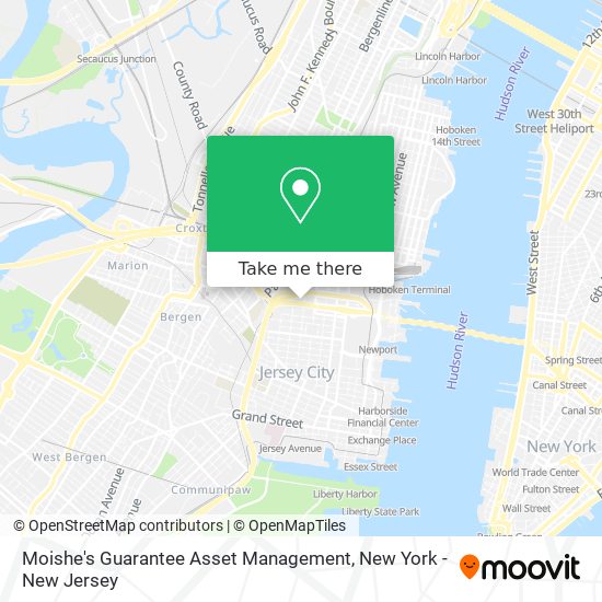 Mapa de Moishe's Guarantee Asset Management