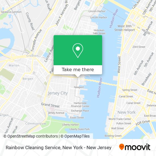 Rainbow Cleaning Service map