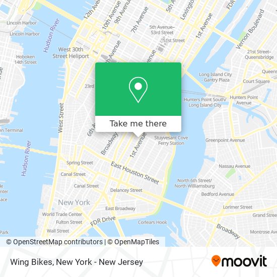 Wing Bikes map